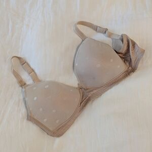 Cake Lingerie Mousse Padded Plunge Nude Nursing Bra